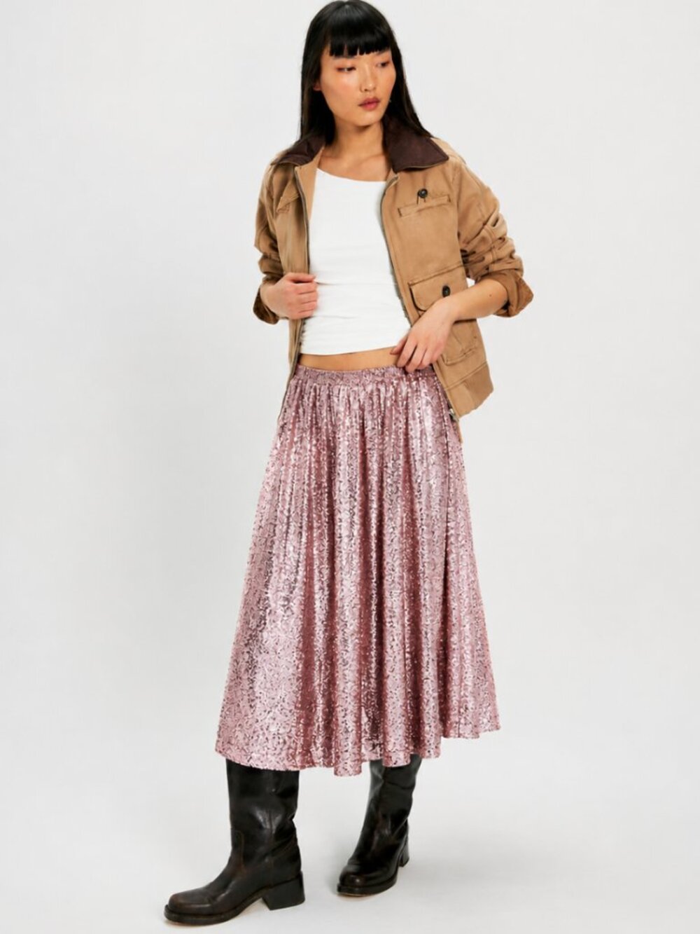 RIVER ISLAND BABY SEQUIN MIDI SKIRT
